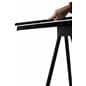 Black Easel Stand with 36” x 48” Snap Frame, 84" Tall
