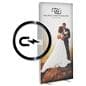 SEG pop-up display with magnetic frame