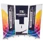 Personalized pull up digital banner screen