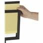 11” x 8.5” Stanchion Sign Holder with Anti-Glare Lenses
