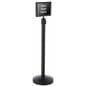 11” x 8.5” Stanchion Sign Holder for QueuePole.Economy Series