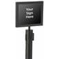 11” x 8.5” Stanchion Sign Holder with PVC Backer