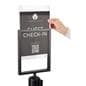 Sign holder topper for RCCDX QueuePole.Deluxe stanchions 