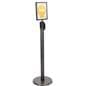 Sign holder topper for RCCDX QueuePole.Deluxe stanchions fits most 2.5" diameter stanchions