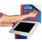 Apply on printed kiosk graphics for 12.9" IPELIT12 tablet stands