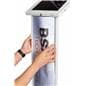 Slide-in custom kiosk graphics for 9.7" IPELIT97 tablet stands