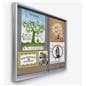 indoor enclosed bulletin board
