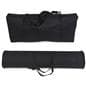 Portable trade show counter with two black carrying cases