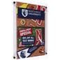 Acrylic wall mount sign holder with transparent design 