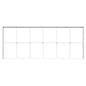 10' illuminated backwall display with no tool assembly