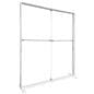 8' illuminated trade show lightbox display frame