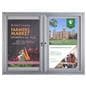 Fabric tackboard with durable construction