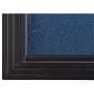 Blue Fabric Bulletin Board, Powder Coated