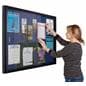 Blue Fabric Bulletin Board, 48" Wide