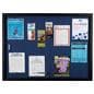 Blue Fabric Bulletin Board, 36" Tall