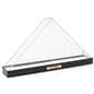 Black personalized plaque flag display