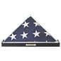 Personalized plaque flag display is great for honoring loved 