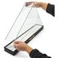 Personalized plaque flag display with glass hood 