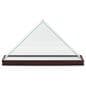 Cherry finish commemorative American flag display
