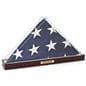 Commemorative American flag display fits 5' x 9.5' memorial banners