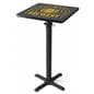 Round digital print-on cocktail table with personalized design