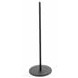1 Post of the 8-Barrier Black Gallery Stanchion System