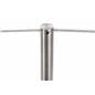 Top of Post on the 8-Barrier Silver Gallery Stanchion Set