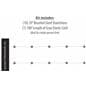 Overall Layout of 10-Stanchion Silver Museum Barrier Set