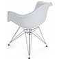 Contemporary Wire Base Eiffel Chair with Back Rest