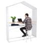 Counter Height Bar Table with Work Space Availability