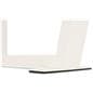 Multimedia conference table with rubber pads