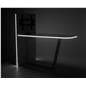 Multimedia conference table with laminate finish