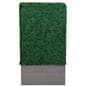 Artificial boxwood hedge panels with weatherproof design