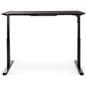 Adjustable computer desktop with 29 inch to 48 inch desk clearance 