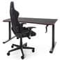 Adjustable computer desktop with 110 pound maximum weight capacity 