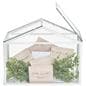 Glass wedding money card box for countertop placement 