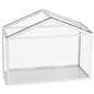 Glass wedding money card box clear panels 
