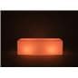 gently lit LED lounge bench