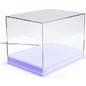 Countertop led collectables display case with power cord