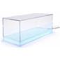 Lighted acrylic display case with multiple color transations