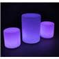 Illuminated Cocktail Table Set with 16 Color Options