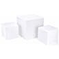Illuminated Lounge Table Set with 3 Pieces
