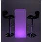 Illuminated LED tall boy bar table set for lounge and events