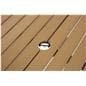 Outdoor patio dining table with 2.5" umbrella hole 