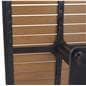 Outdoor patio dining table with 330lb weight capacity 