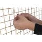 Circle grid backdrop with 24 clear zip ties included