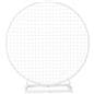 Tabletop wreath hoop with grid and overall weigh of 11 pounds
