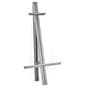 Wall mount easel with 18 inch wide bottom bar with lip