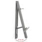 Studio wall easel with adjustable viewing angle 