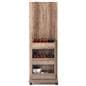 Chalkboard sanitizer station with 3 shelving units